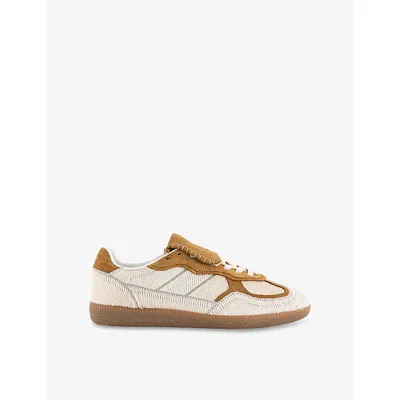 Alohas Womens Soft Tan Tb.490 Club Leather Low-top Trainers Eur 38/5 Uk