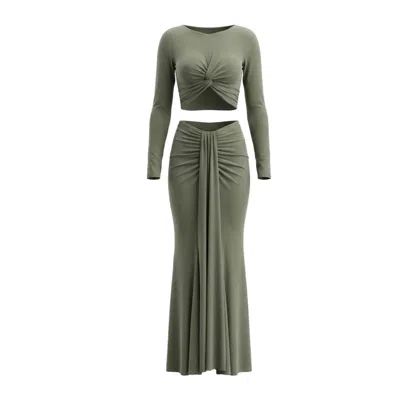 Aloma Studio Green Eden Set In Kaki