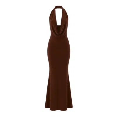 Aloma Studio Women's Frisson Maxi Dress - Chocolate Brown