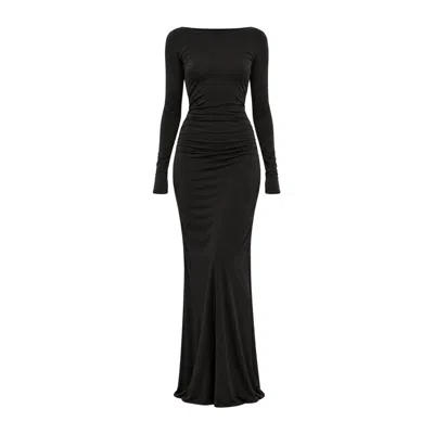 Aloma Studio Women's Lueur Maxi Jersey Dress - One Size - Black