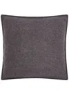 Alonpi Cashmere Luberon Brushed-finish Cushion In Grey
