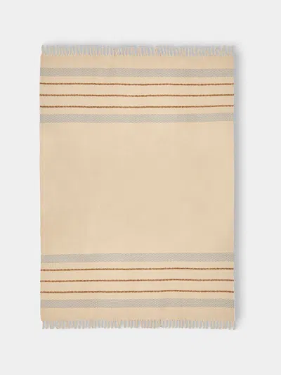 Alonpi Gred Cashmere And Silk Throw (75in/1.9m) In Neutral