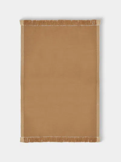 Alonpi Kira Camel Hair Throw (72in/1.8m) In Brown