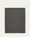 Alonpi Men's Printed Wool Scarf In Houndstooth Check