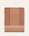 Alonpi Men's Printed Wool Scarf In Orange Pattern