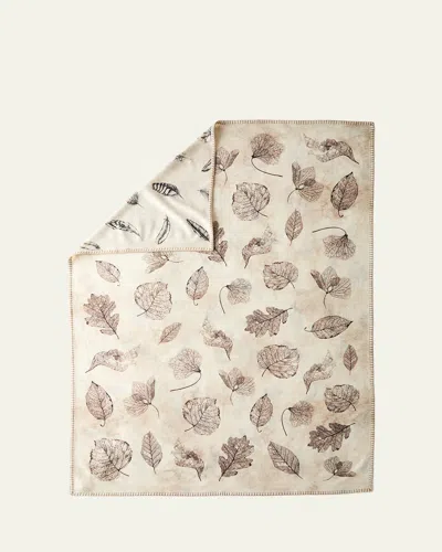 Alonpi Monferrat Throw Blanket, 55" X 75" In Brown