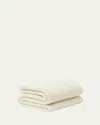 Alonpi Sasha Cashmere Waffle Throw Blanket In Cream