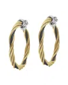 Alor 18k Noir Earring In Gold