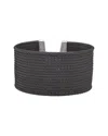 Alor Black Cable Cuff Essentials 12-row Cuff