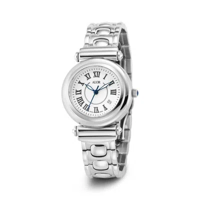 Alor Cascade Bracelet Watch In Silver