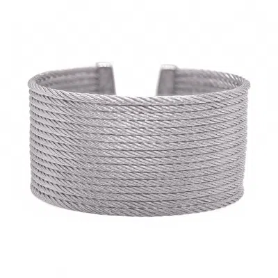 Alor Classic Essentials 16-row Cuff In Grey In Gray