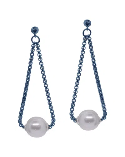 Alor Classique 14k & Stainless Steel 11-12mm Pearl Earrings In Metallic