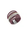 Alor Classique 18k 0.09 Ct. Tw. Diamond Cable Ring In Brown