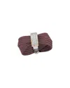 Alor Classique 18k 0.16 Ct. Tw. Diamond Cable Ring In Brown