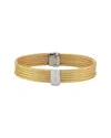Alor Classique 18k & Stainless Steel 0.41 Ct. Tw. Diamond Bangle