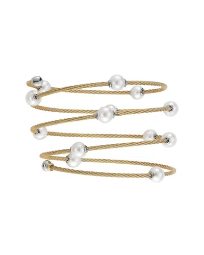 Alor Classique 18k Pearl Cable Bracelet In Gold