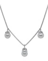 Alor Classique Stainless Steel 11-12mm Pearl Necklace In Metallic