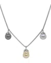Alor Classique Stainless Steel 11-12mm Pearl Necklace