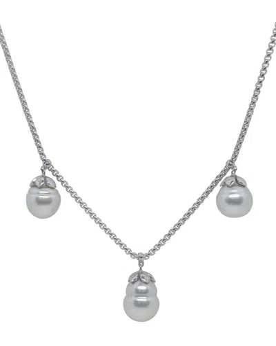 ALOR ALOR CLASSIQUE STAINLESS STEEL 11-12MM PEARL NECKLACE