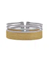 Alor Classique Stainless Steel Wide Bangle Bracelet