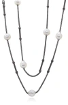 Alor ® Freshwater Pearl Station Necklace In Black
