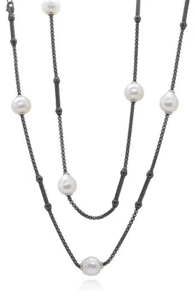 Alor ® Freshwater Pearl Station Necklace