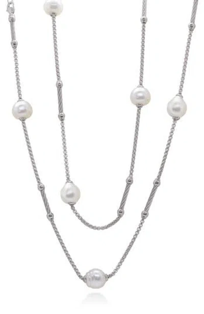 Alor ® Freshwater Pearl Station Necklace