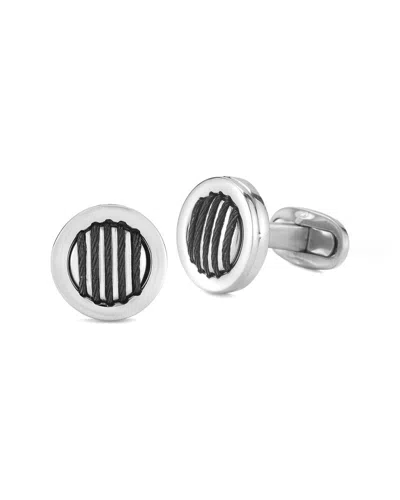 ALOR ALOR GENTLEMENS STAINLESS STEEL CUFFLINKS