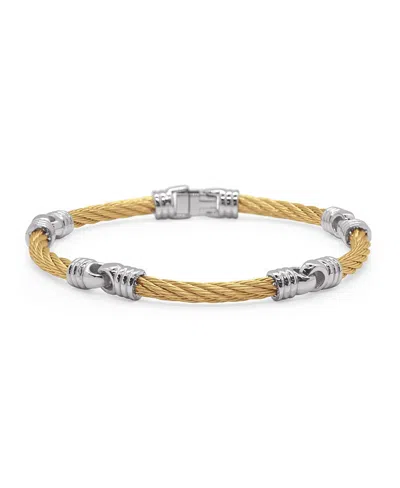 Alor Men's Yellow Soft Link Bracelet In Gold