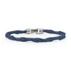 Alor Modern Twist Stackable Bracelet In Blueberry
