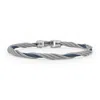 Alor Modern Twist Stackable Bracelet In Blueberry & Grey
