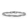 Alor Modern Twist Stackable Bracelet In Grey