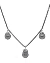 Alor Noir Stainless Steel 11-12mm Pearl Necklace
