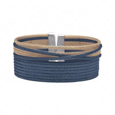 Alor Openwork Cuff In Blueberry & Carnation