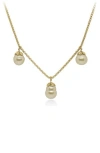 Alor ® Southsea Pearl Charm Necklace In Yellow