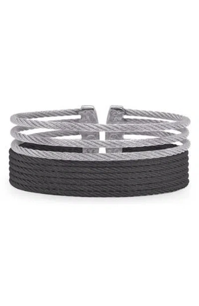 Alor ® Stacked Cable Cuff Bracelet In Brown