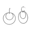 Alor Triple Drop Hoop Earring In Grey In Gray