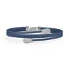 Alor Classique 18k 0.06 Ct. Tw. Diamond Cable Bangle Bracelet In Blue
