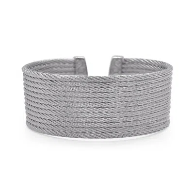 Alor Women's Cuff Essentials 12-row Cuff In Grey In Gray