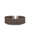 ALOR WOMEN'S ESSENTIAL CUFFS BRONZE STAINLESS STEEL CABLE BRACELET