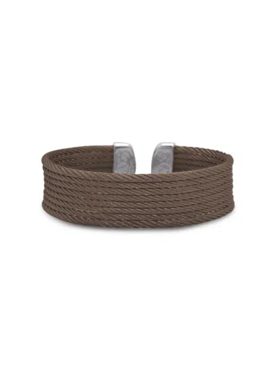 Alor Women's Essential Cuffs Bronze Stainless Steel Cable Bracelet In Neutral