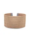 ALOR WOMEN'S ESSENTIAL CUFFS ROSE GOLDTONE & STAINLESS STEEL CABLE BRACELET