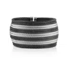 Alor Women's Large Dome Cuff In Black & Grey In Multi