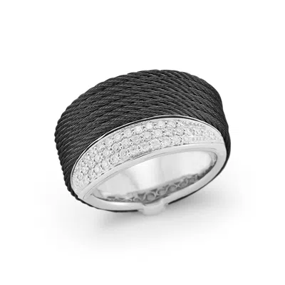 Alor Women's Peekaboo Ring In Black