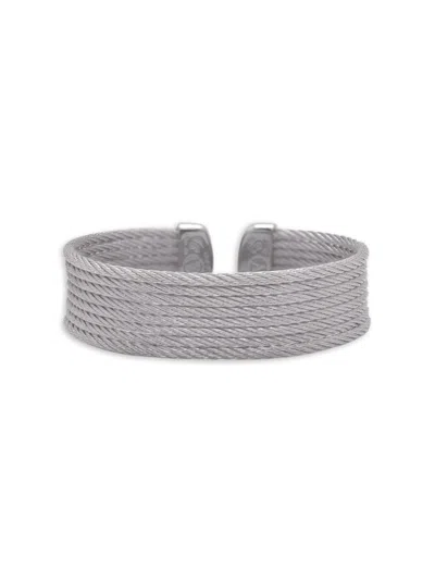 Alor Women's Stainless Steel Cable Cuff Bracelet In Metallic