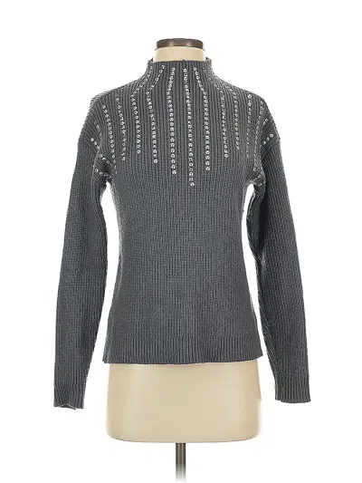 Pre-owned Alove Story A...love Story Turtleneck Sweater In Gray