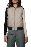 Alp N Rock Atlas Quilted & Faux Shearling Reversible Vest In Neutral