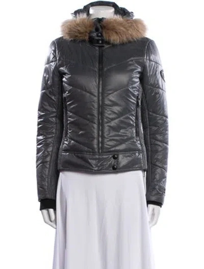 Pre-owned Alp N Rock Biker Jacket In Gray