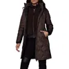 Alp N Rock Chamonix Water Repellent Quilted Coat In Brown