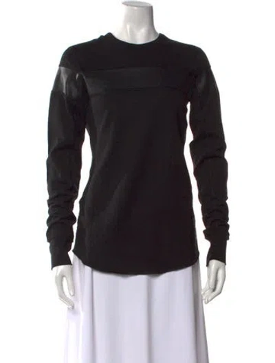 Pre-owned Alp N Rock Crew Neck Long Sleeve Top In Black/blue